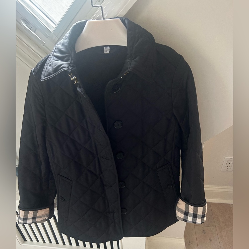 Burberry Black Quilted Jacket- Worn 1X